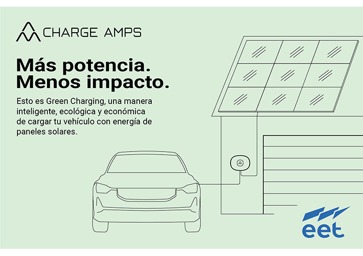 foto noticia EET sigue apostando por el medioambiente con la distribución de soluciones de carga para automóviles eléctricos con energía solar.
